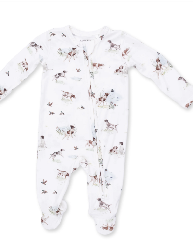 Angel Dear American Ducks  2 Way Zipper Footie