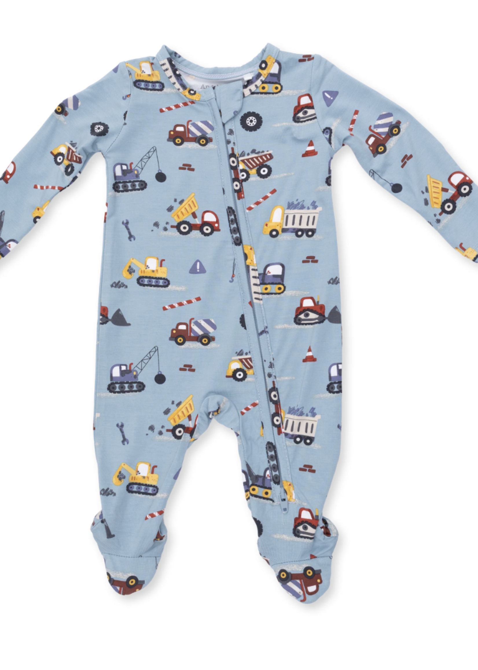 Angel Dear Crayon Construction 2 Way Zipper Footie