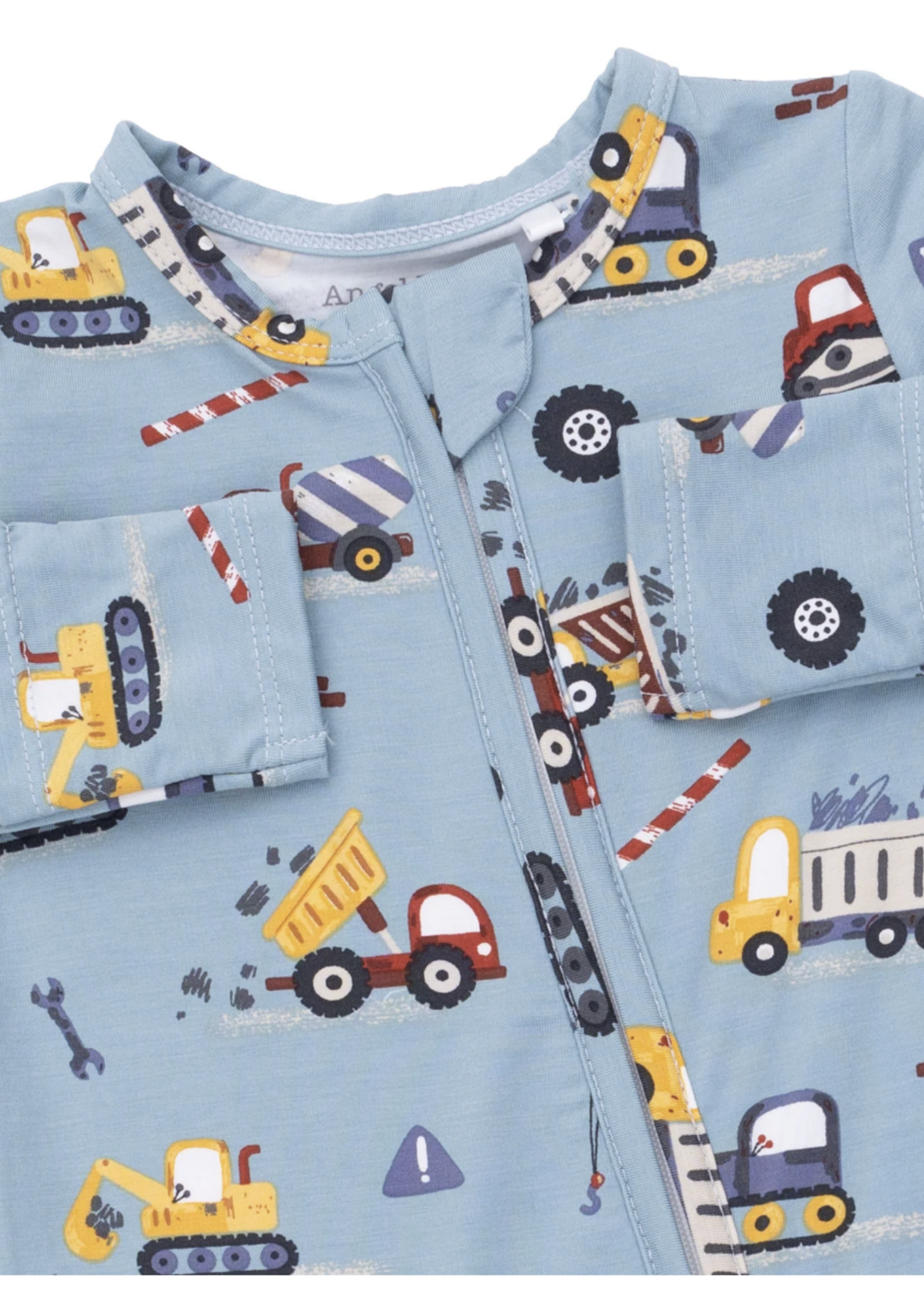 Angel Dear Crayon Construction 2 Way Zipper Footie