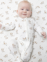 Angel Dear Explorer Puppy Blue 2 Way Zipper Footie