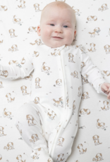 Angel Dear Explorer Puppy Blue 2 Way Zipper Footie