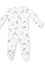 Angel Dear Explorer Puppy Blue 2 Way Zipper Footie