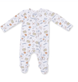 Angel Dear Football Check 2 Way Zipper Footie