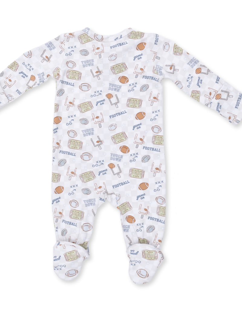Angel Dear Football Check 2 Way Zipper Footie