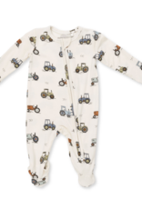 Angel Dear Future Farmer 2 Way Zipper Footie