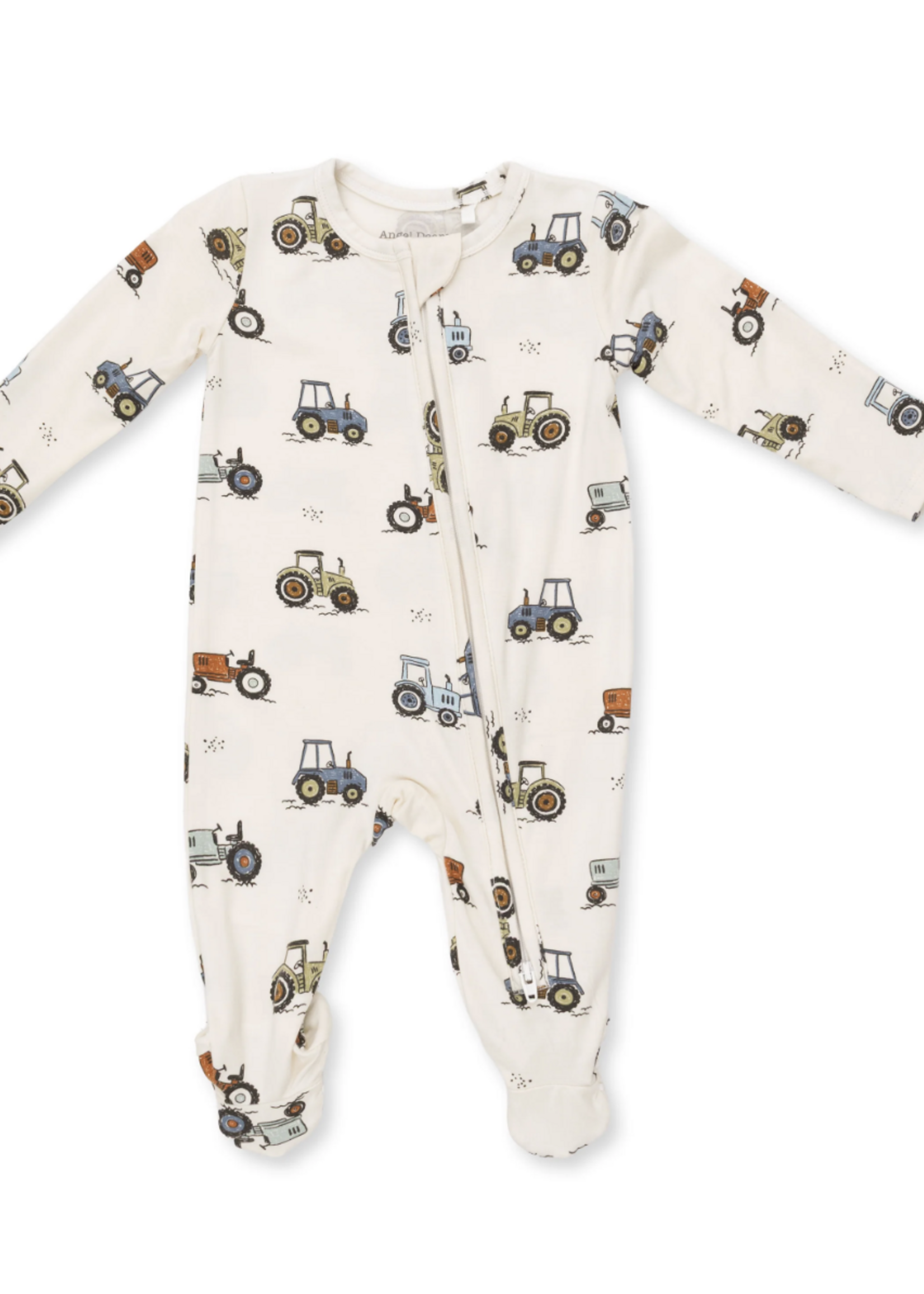 Angel Dear Future Farmer 2 Way Zipper Footie