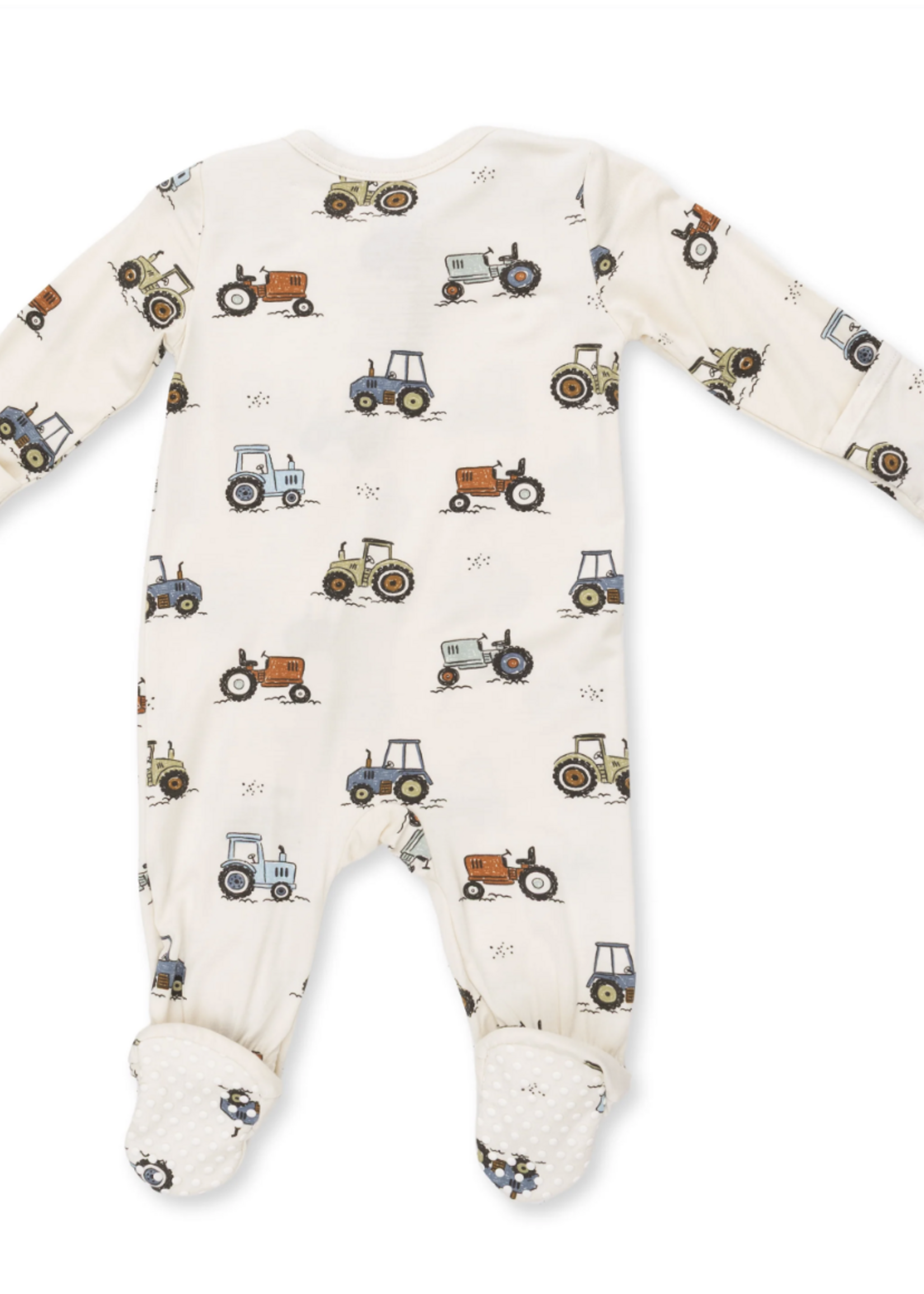 Angel Dear Future Farmer 2 Way Zipper Footie