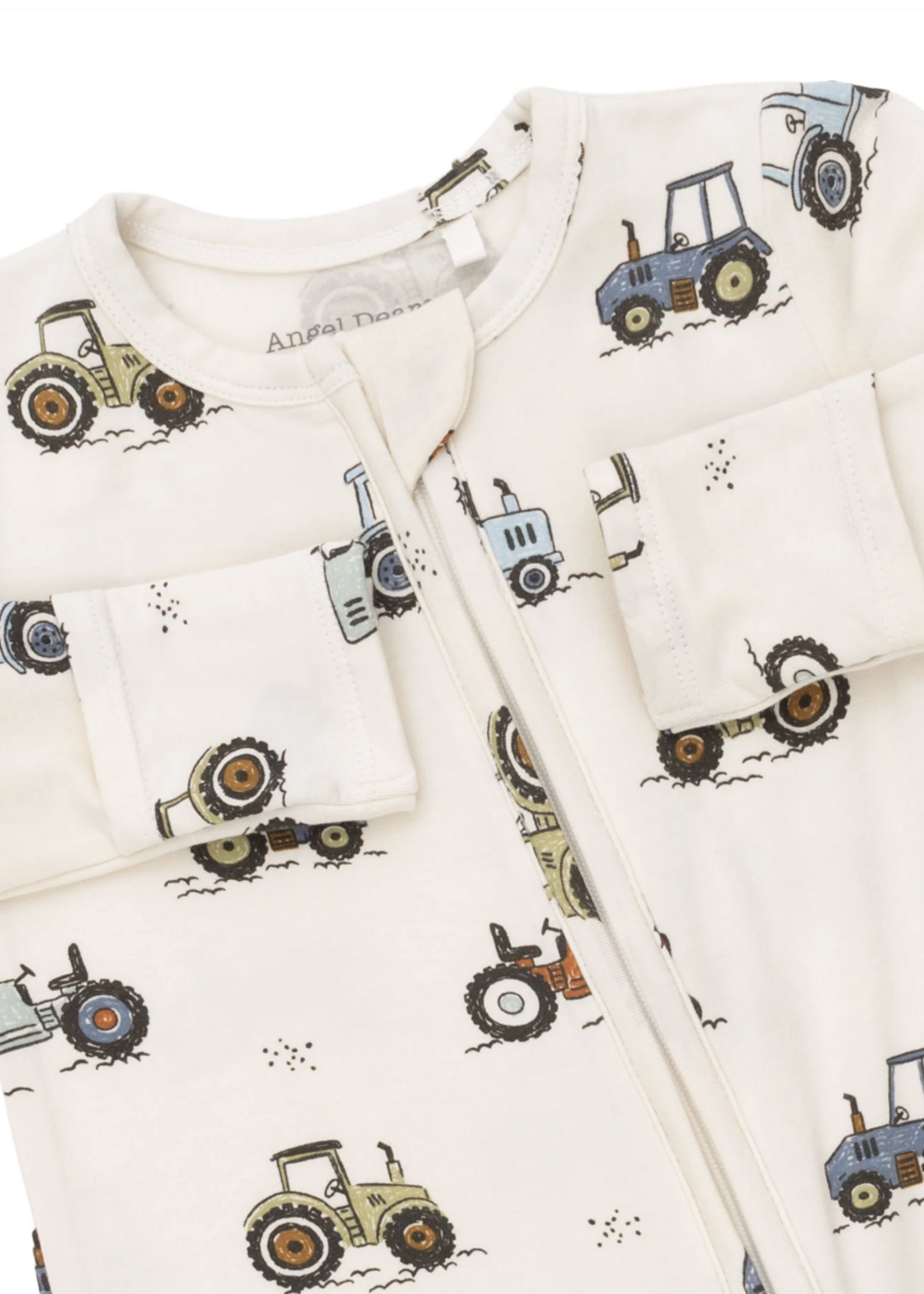 Angel Dear Future Farmer 2 Way Zipper Footie