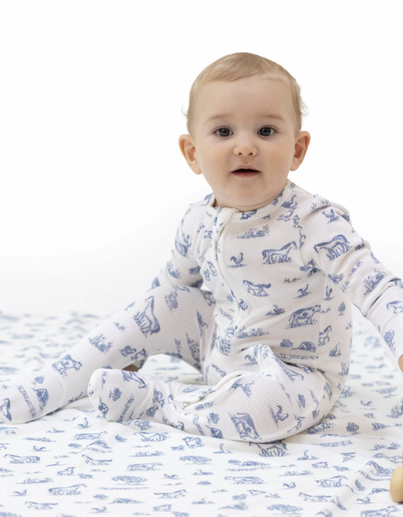 Angel Dear Farm Friends 2 Way Zipper Footie