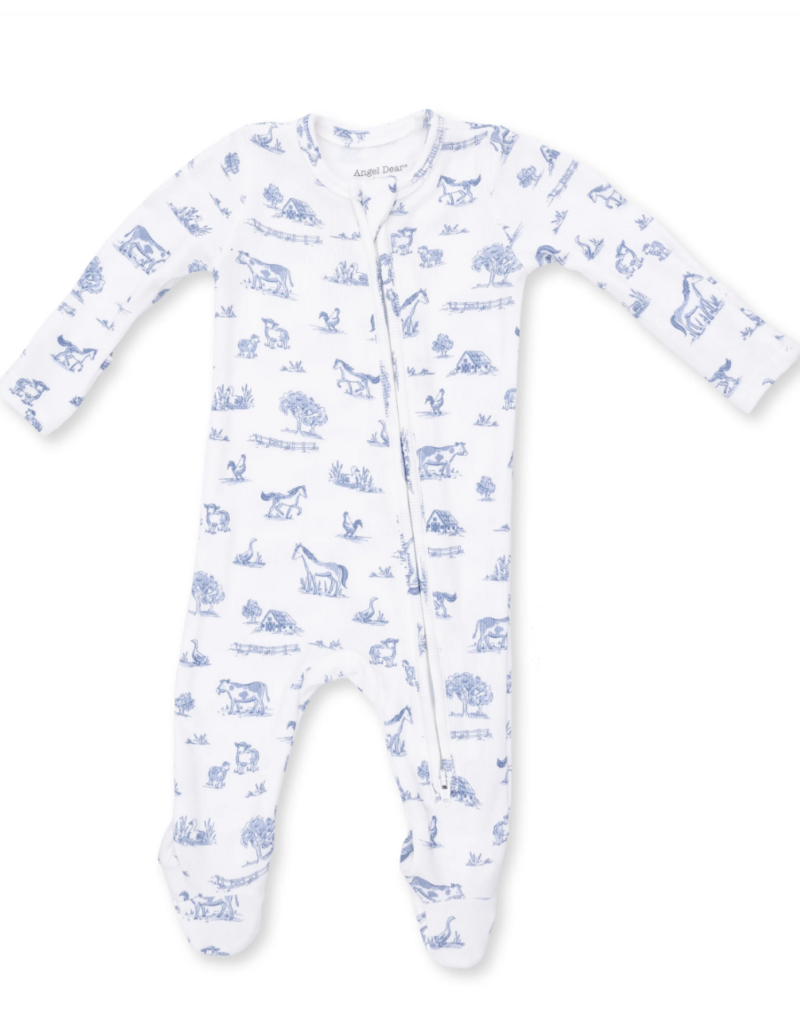 Angel Dear Farm Friends 2 Way Zipper Footie