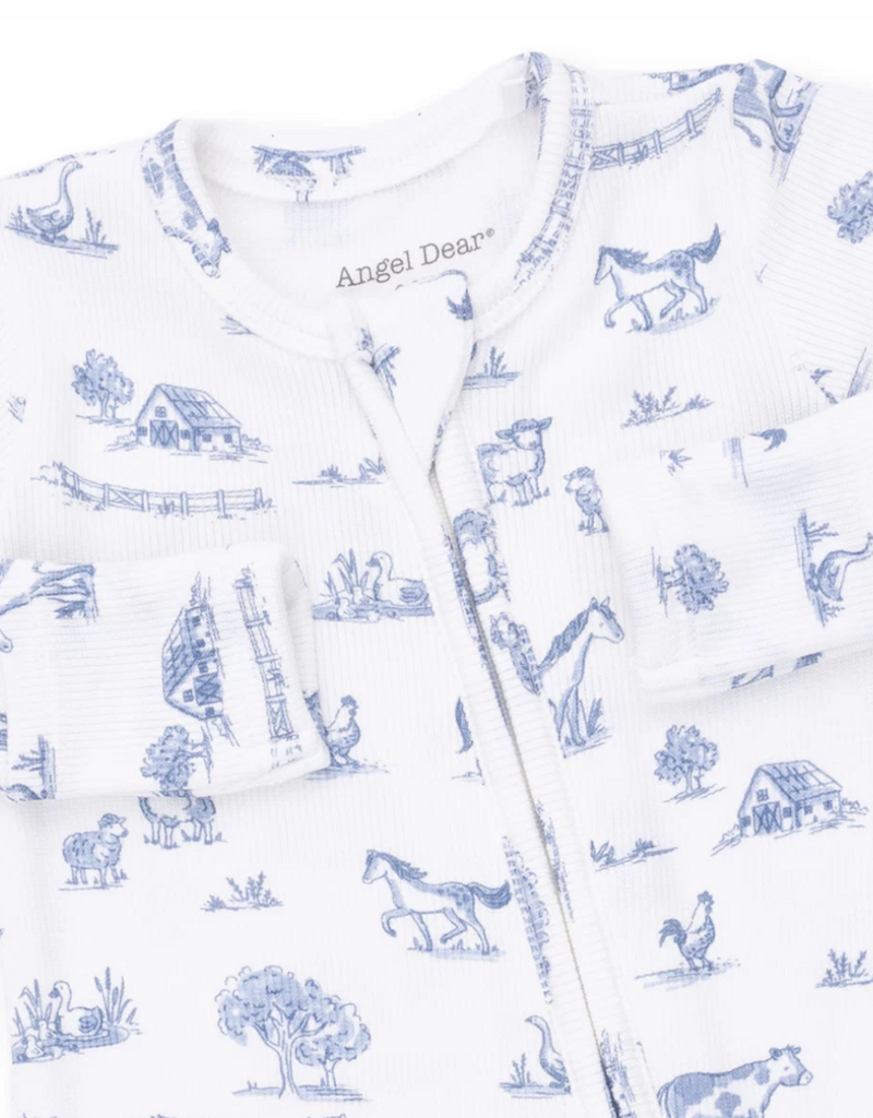 Angel Dear Farm Friends 2 Way Zipper Footie