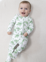 Angel Dear Golf Toile Green 2 Way Zipper Footie