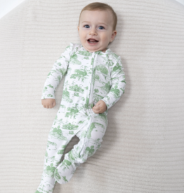 Angel Dear Golf Toile Green 2 Way Zipper Footie