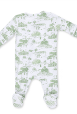 Angel Dear Golf Toile Green 2 Way Zipper Footie