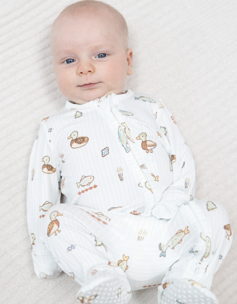 Angel Dear Lake Cuties 2 Way Zipper Footie