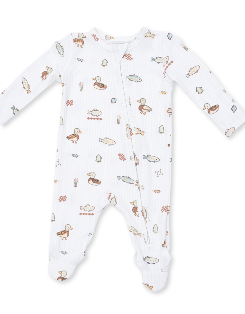 Angel Dear Lake Cuties 2 Way Zipper Footie