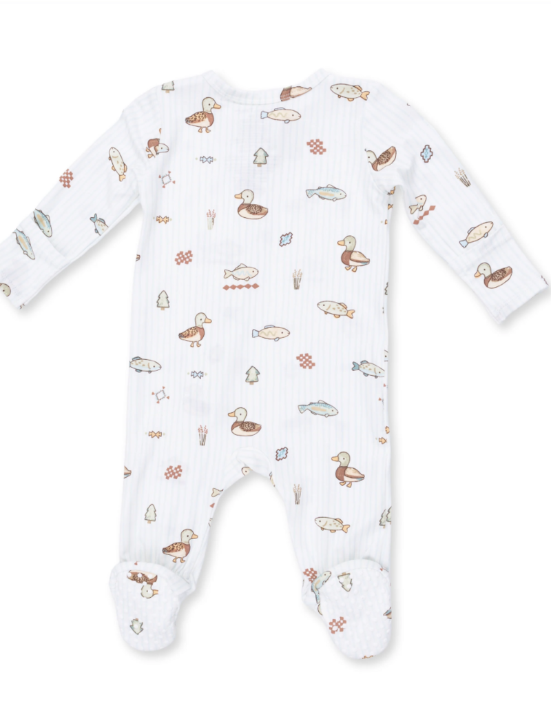 Angel Dear Lake Cuties 2 Way Zipper Footie