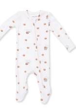Angel Dear Mini Basketballs 2 Way Zipper Footie