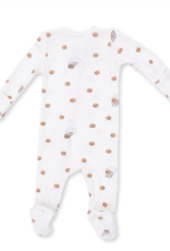 Angel Dear Mini Basketballs 2 Way Zipper Footie