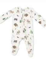 Angel Dear Northern Woodland Animals 2 Way Zipper Footie