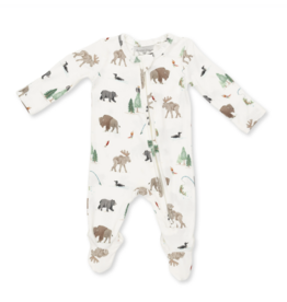 Angel Dear Northern Woodland Animals 2 Way Zipper Footie