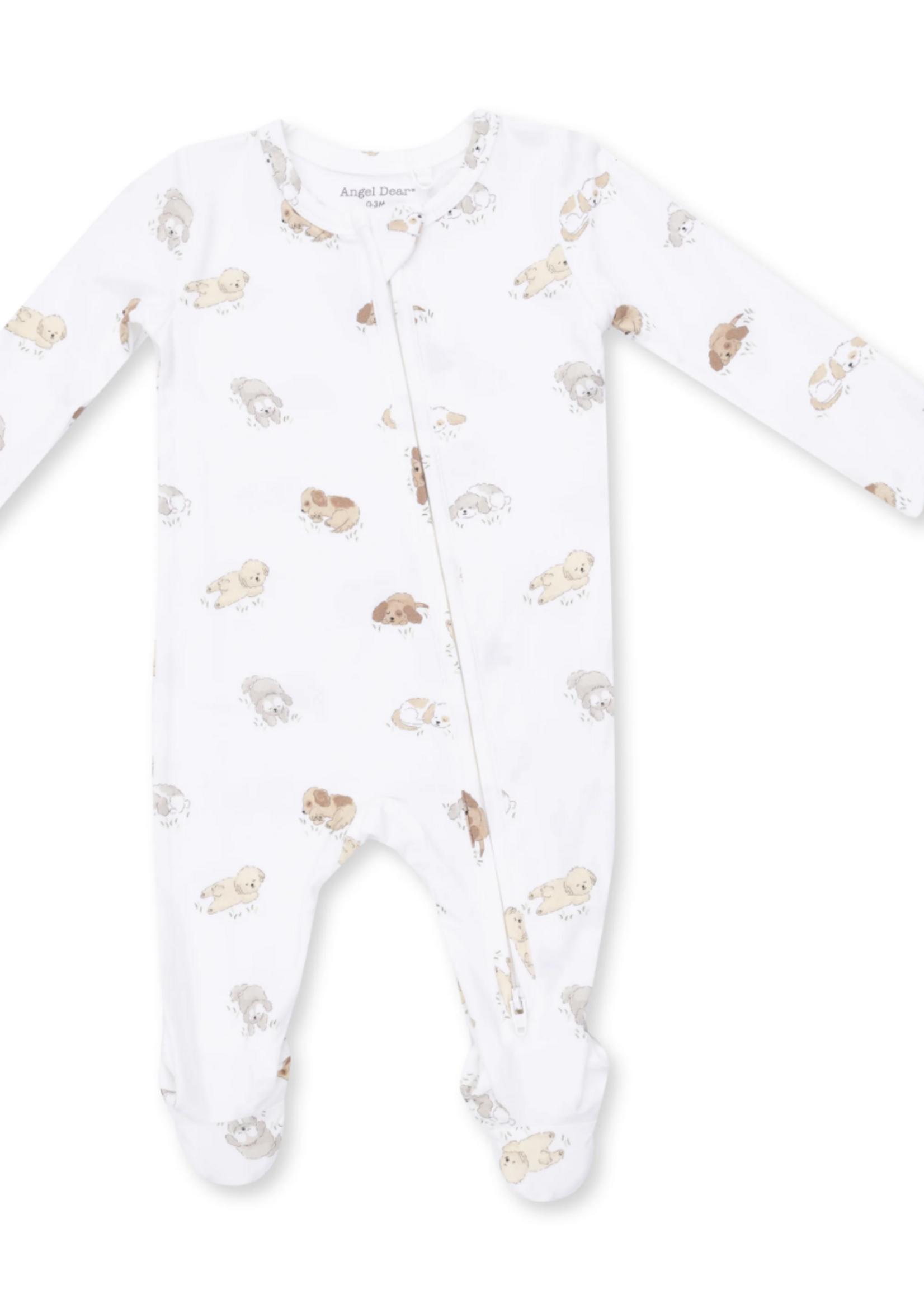 Angel Dear Puppy Snuggle Club 2 Way Zipper Footie
