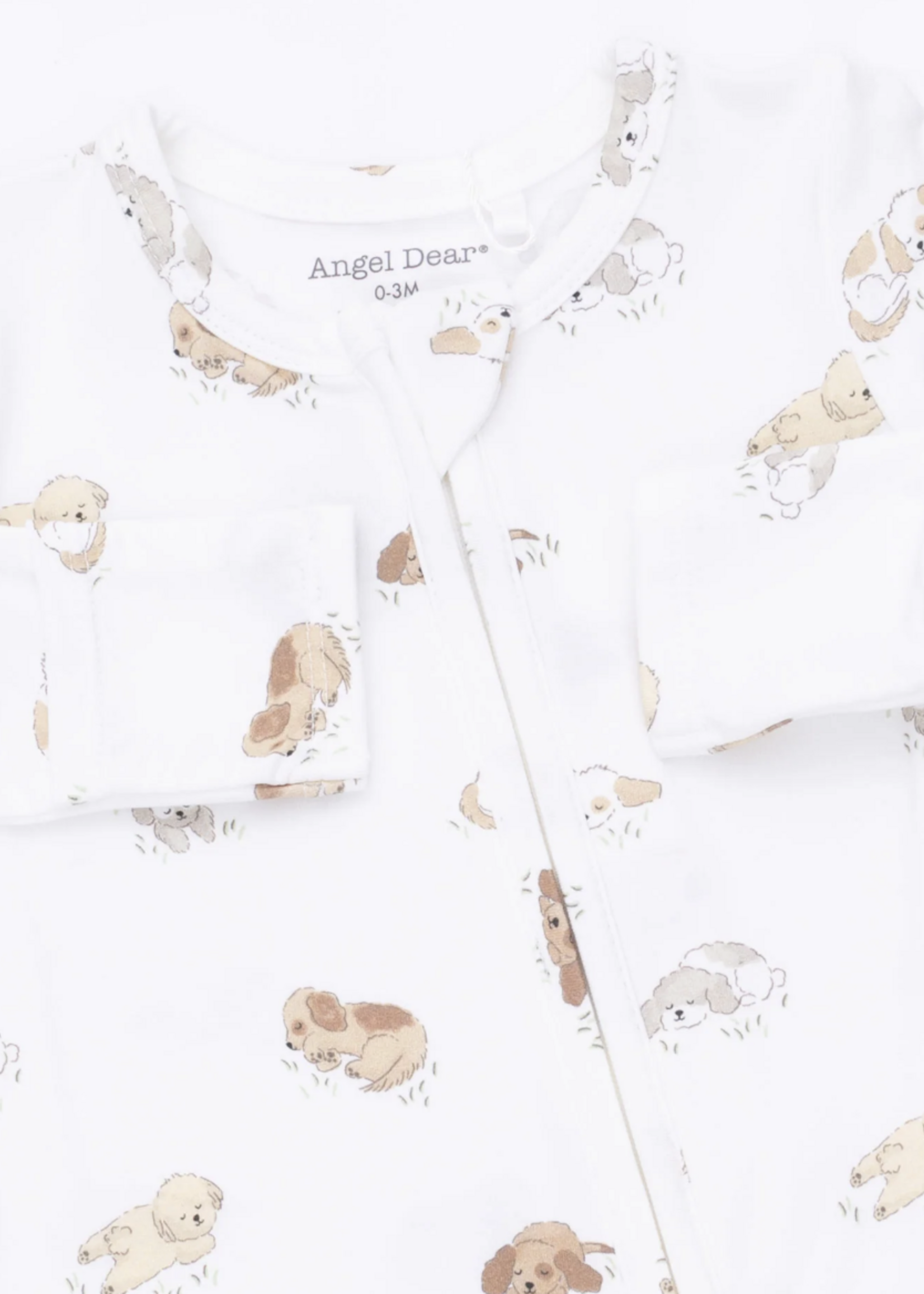 Angel Dear Puppy Snuggle Club 2 Way Zipper Footie