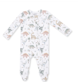 Angel Dear Sweet Baby Dinos 2 Way Zipper Footie