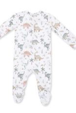 Angel Dear Sweet Baby Dinos 2 Way Zipper Footie