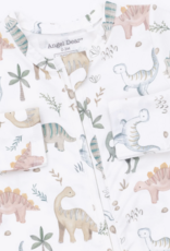 Angel Dear Sweet Baby Dinos 2 Way Zipper Footie