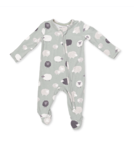 Angel Dear Black Sheep 2 Way Zipper Footie