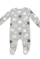 Angel Dear Black Sheep 2 Way Zipper Footie