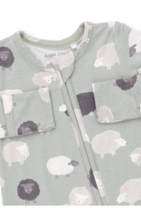 Angel Dear Black Sheep 2 Way Zipper Footie