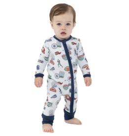 Angel Dear Football Patches Convertible Romper