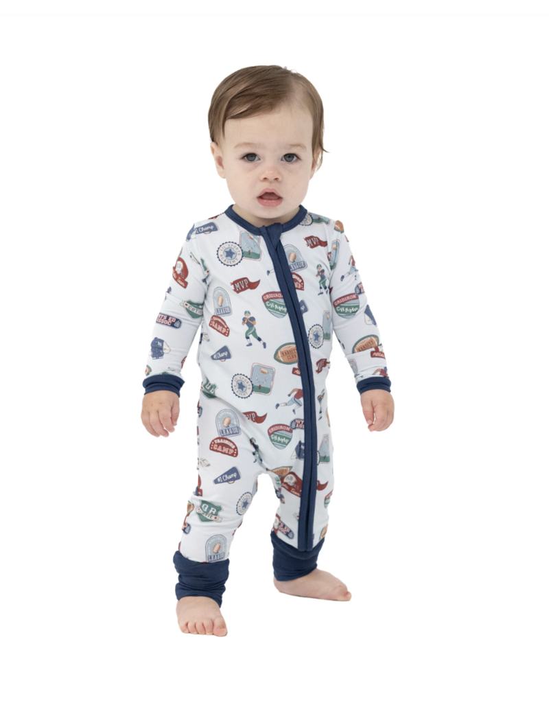Angel Dear Football Patches Convertible Romper