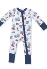 Angel Dear Football Patches Convertible Romper