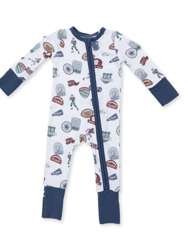 Angel Dear Football Patches Convertible Romper