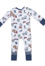 Angel Dear Football Patches Convertible Romper