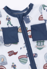 Angel Dear Football Patches Convertible Romper