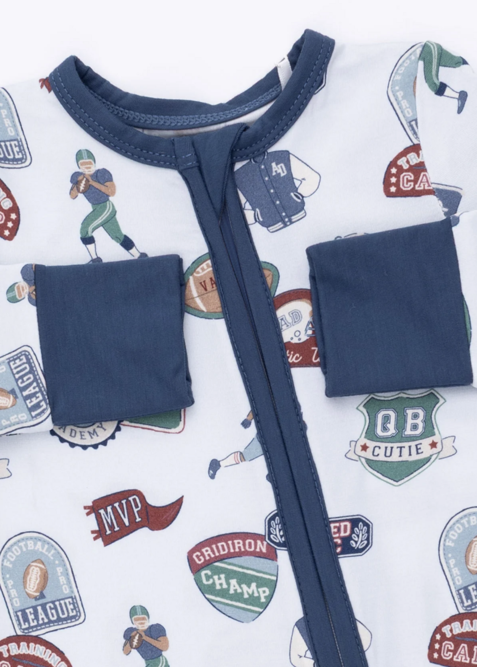 Angel Dear Football Patches Convertible Romper