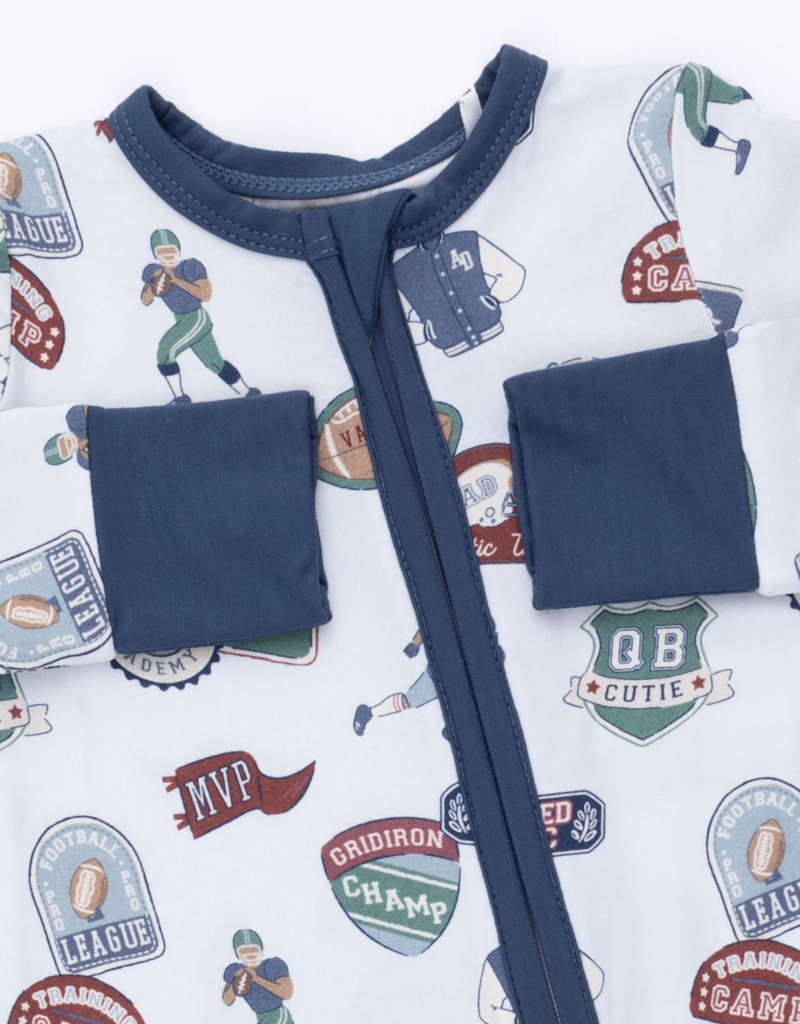 Angel Dear Football Patches Convertible Romper