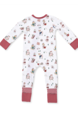 Angel Dear Winter Sports Dogs Pink Convertible Romper