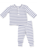 Angel Dear Vintage Stripe Blue L/S Henley Play Set