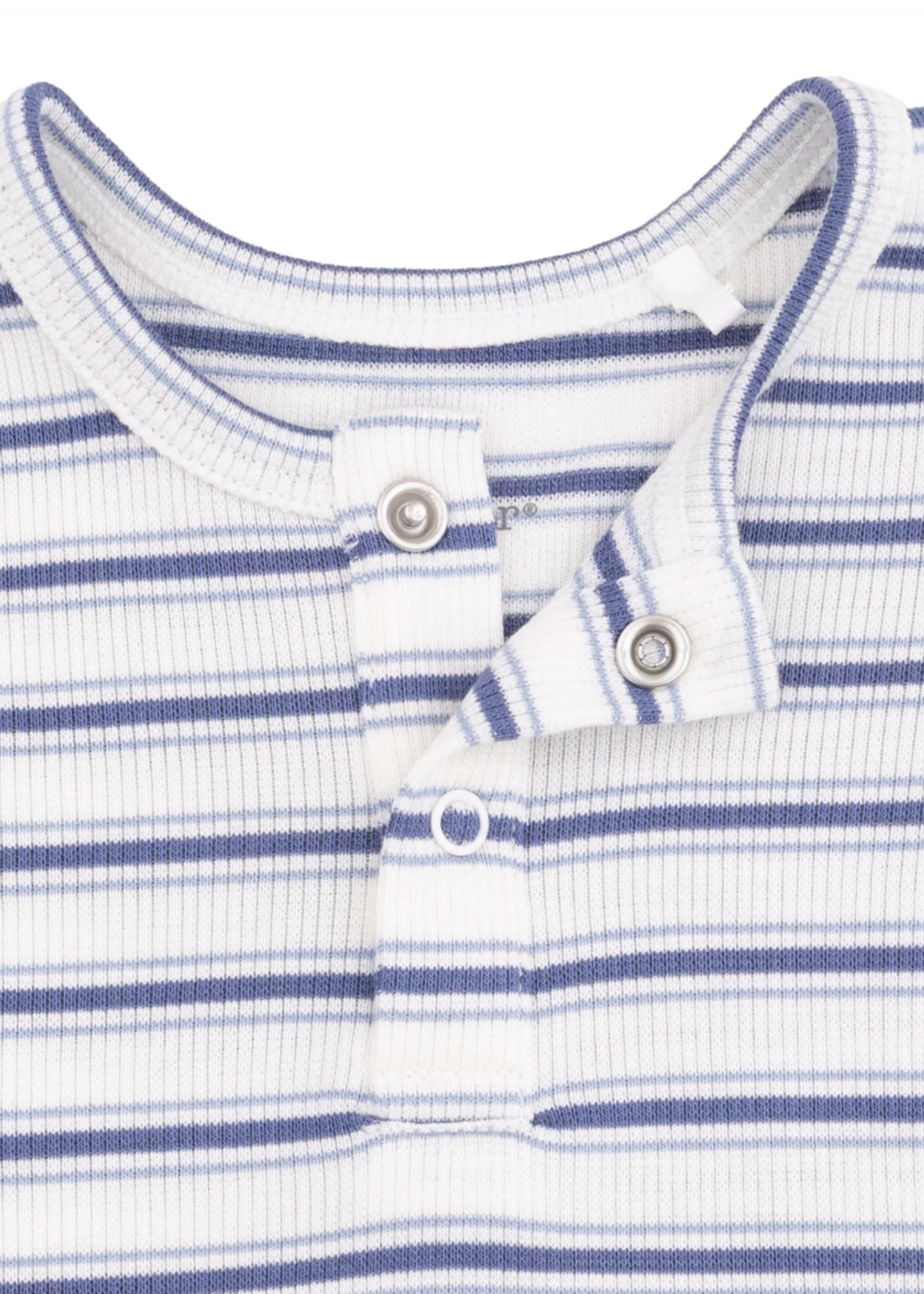 Angel Dear Vintage Stripe Blue L/S Henley Play Set