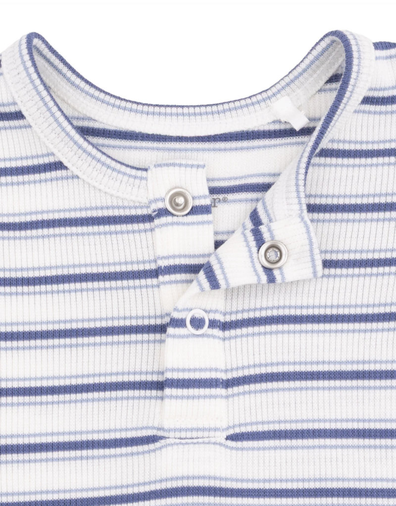 Angel Dear Vintage Stripe Blue L/S Henley Play Set