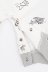 Angel Dear Vintage Airplane Pilots Zip Neck Romper