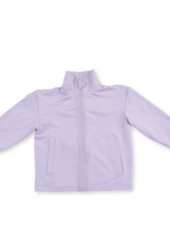 Angel Dear Tiny Tumblers Activewear Lilac Mock Neck Active Jacket
