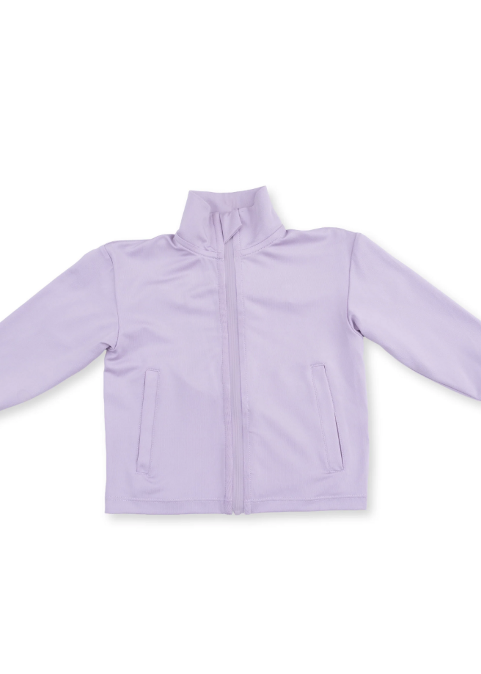 Angel Dear Tiny Tumblers Activewear Lilac Mock Neck Active Jacket
