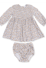 Angel Dear Hazel Floral Caitlyn Smocked Bodice Dress Bloomer