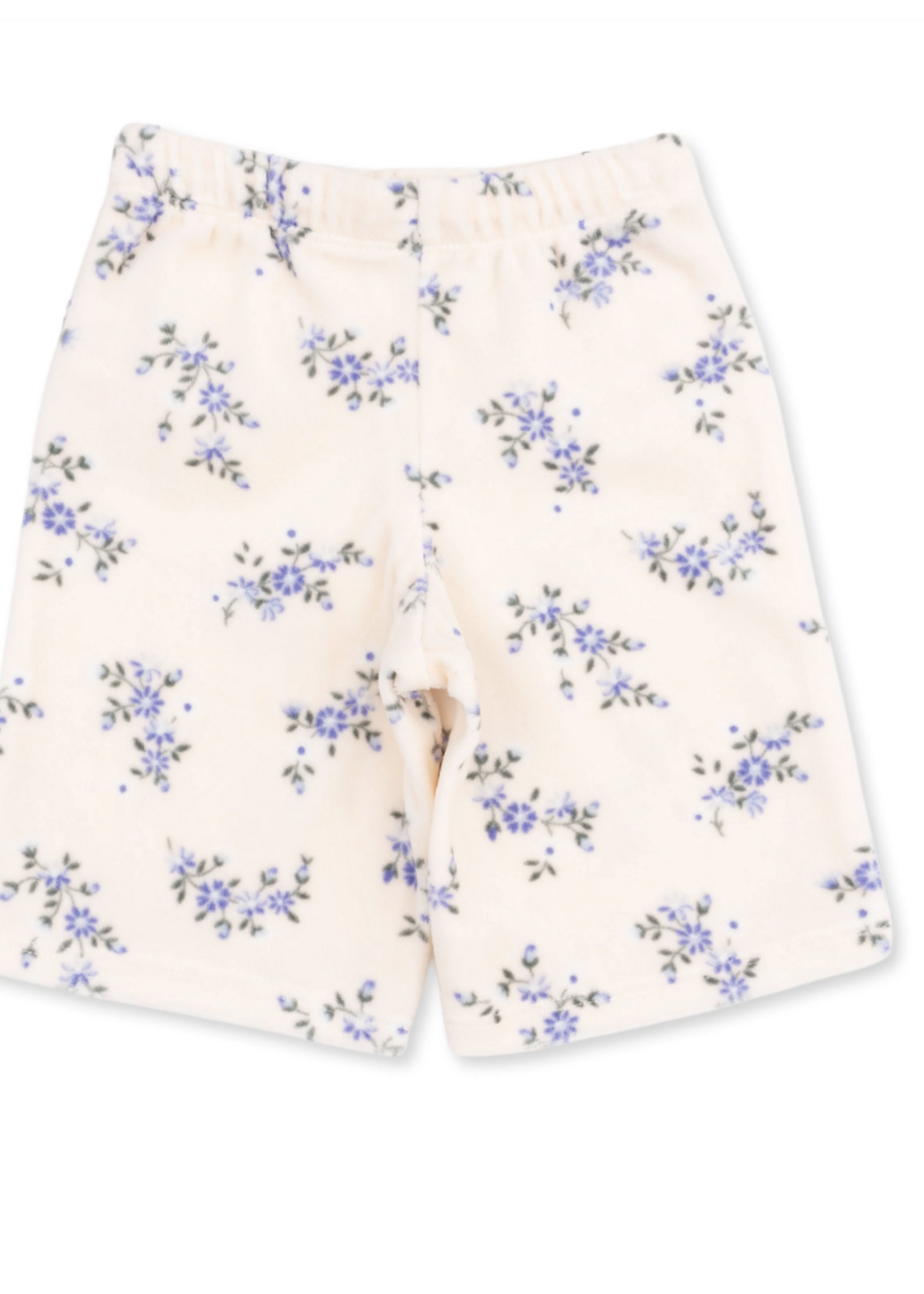 Angel Dear Sweet Hanna Floral Velour Sweatshirt/Wide Leg Pant